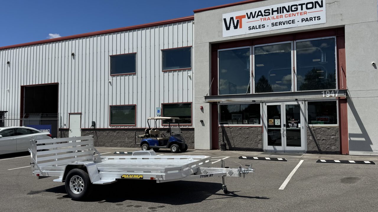 New 2027 Aluma 77X12 UTILITY 3K Utility Trailer