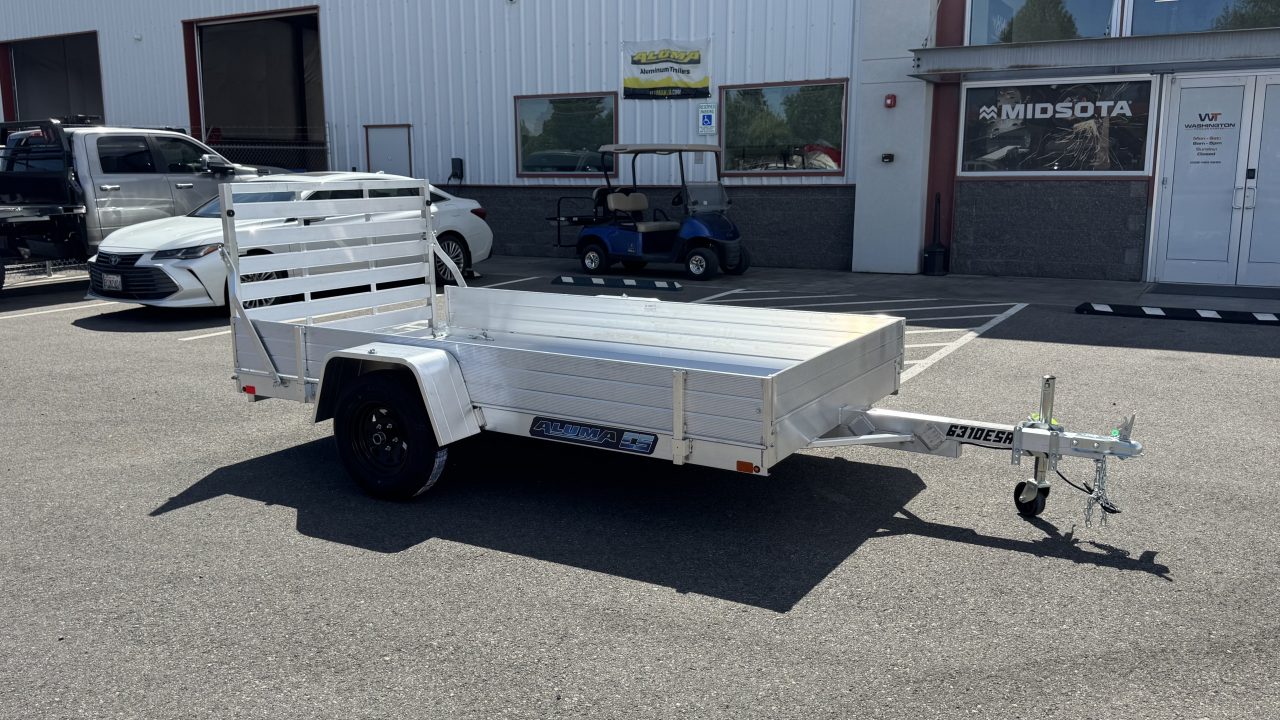 New 2027 Aluma 63X10 UTILITY ALUM DECK 2K Utility Trailer