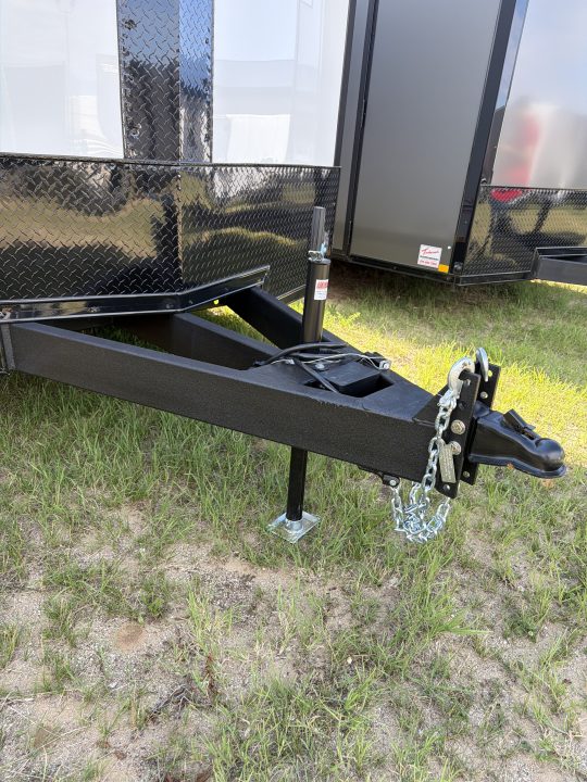 New 2026 ITI Cargo 8.5 X 24 XE Flat Top V-Nose Car Hauler 10K (Composite White/Black Trim )