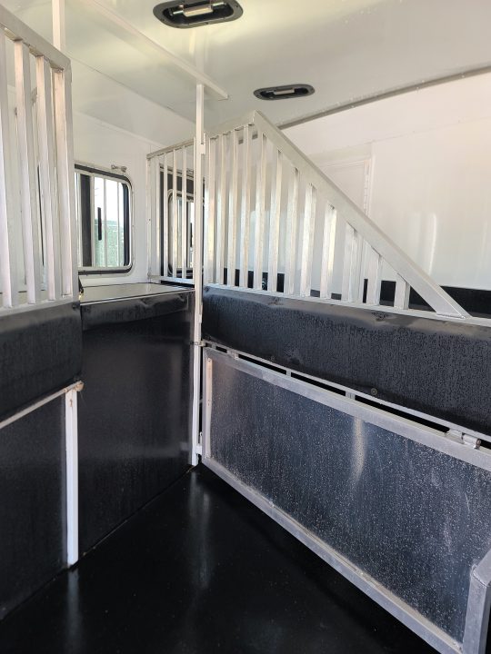 Used 2023 Bison Ranger 3 Living Quarters Horse Trailer