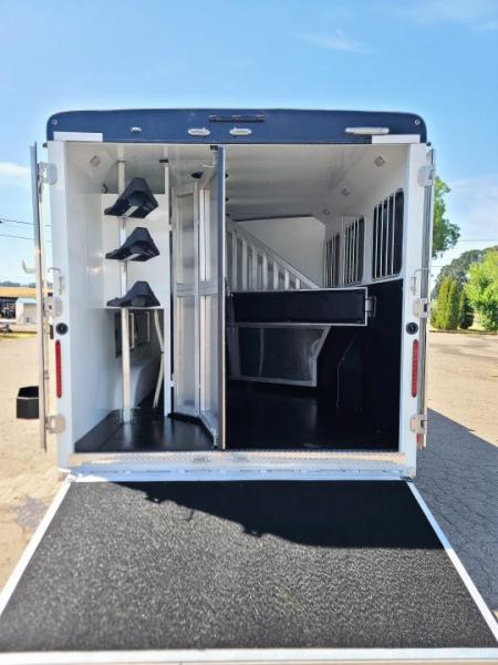 Used 2023 Bison Ranger 3 Living Quarters Horse Trailer