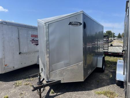 Used 2021 Formula Trailers 6 X 12 FT CARGO TRAILER WITH RAMP DOOR