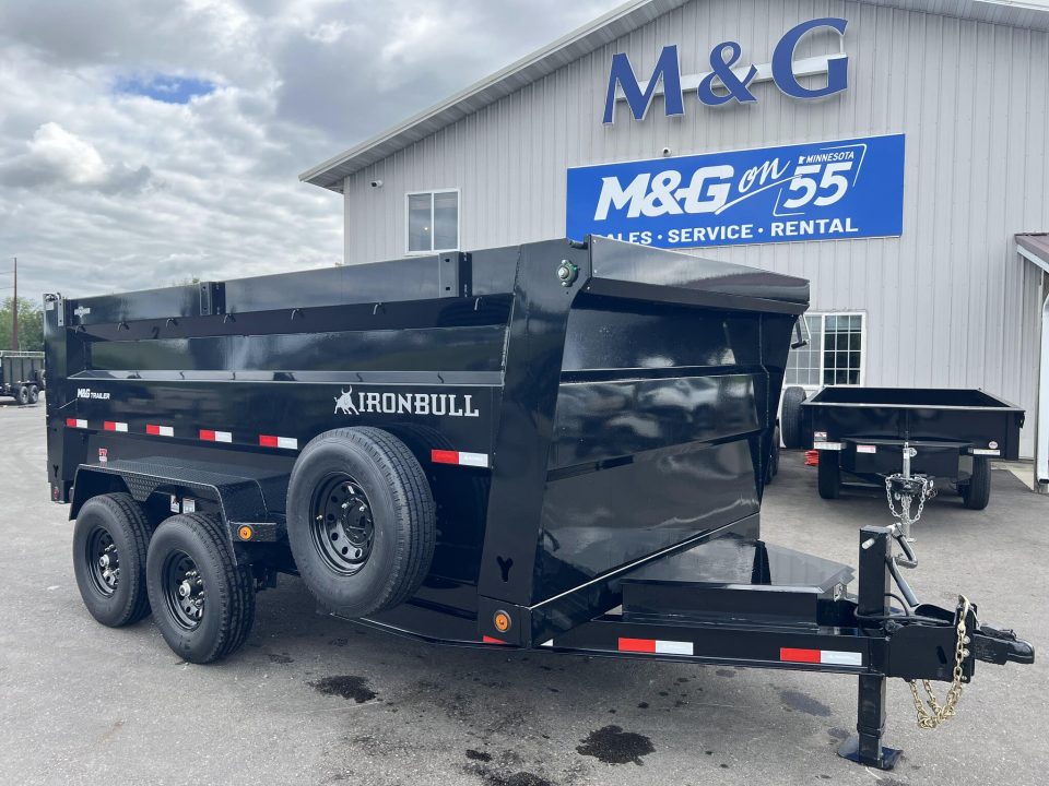 New DTB 83X14 14.9K HIGH SIDE DUMP TRAILER - BLACK