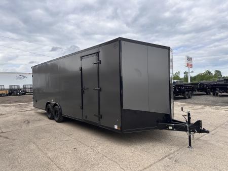 New 2027 US Cargo 8.5x24 Scout V-Nose 10K w/7ft Hgt, Ramp Door & Blackout Pkg Cargo / Enclosed Trailer