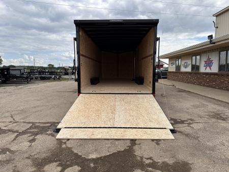 New 2027 US Cargo 8.5x24 Scout V-Nose 10K w/7ft Hgt, Ramp Door & Blackout Pkg Cargo / Enclosed Trailer