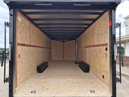 New 2027 US Cargo 8.5x24 Scout V-Nose 10K w/7ft Hgt, Ramp Door & Blackout Pkg Cargo / Enclosed Trailer