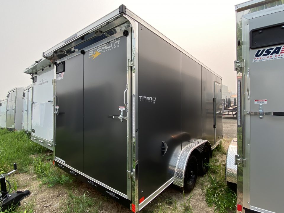 New 2026 Stealth Trailers 7.5X16 Titan 7k W/7Ft. Hgt & Translucent Roof Cargo / Enclosed Trailer