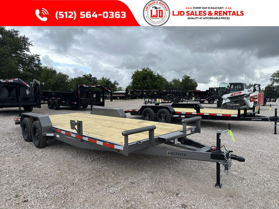 New 2026 Lacosta - 83  x 20' - Car Hauler Trailer - 7k GVWR - SIR