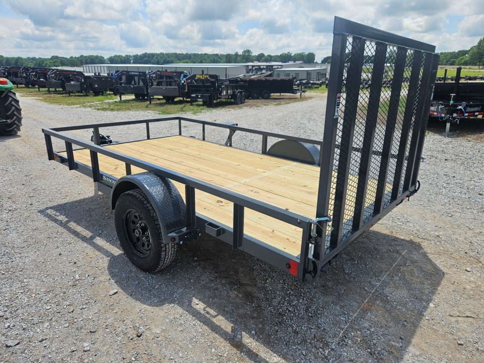 New 2026 Lamar 77X12 SINGLE 3.5K TUBE TOP UTILITY W/4' SPRING GATE & 4" CHANNEL FRAME