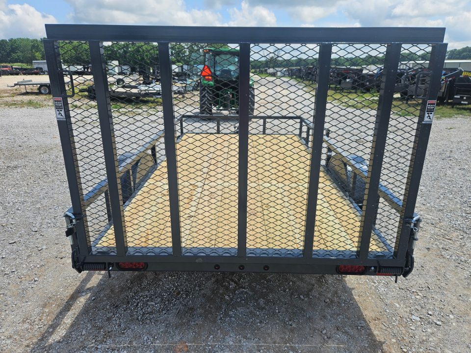 New 2026 Lamar 77X12 SINGLE 3.5K TUBE TOP UTILITY W/4' SPRING GATE & 4" CHANNEL FRAME