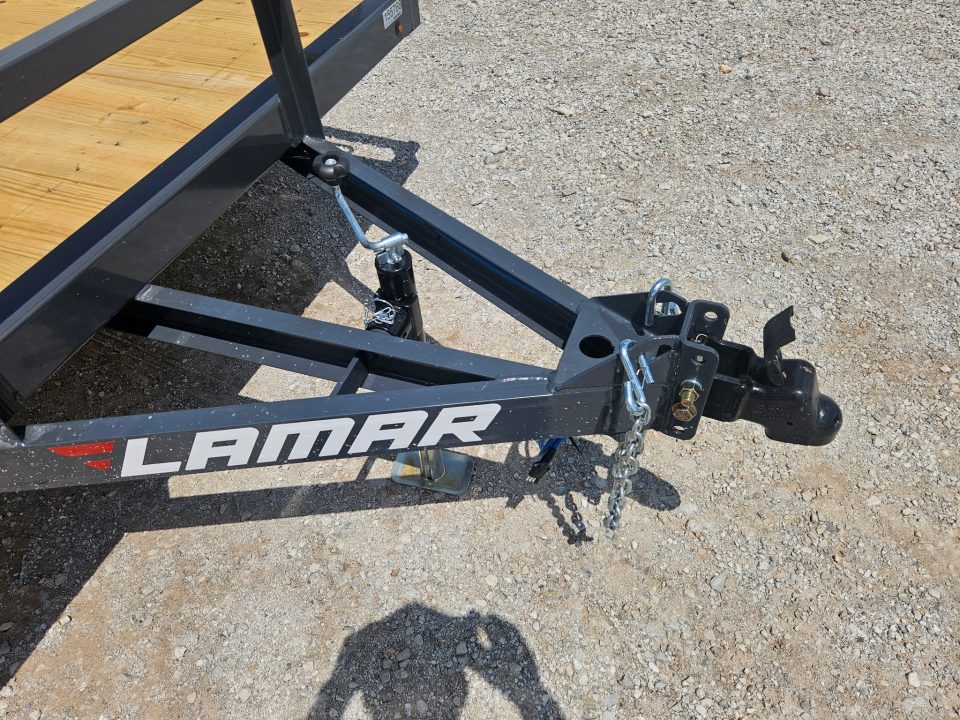 New 2026 Lamar 77X12 SINGLE 3.5K TUBE TOP UTILITY W/4' SPRING GATE & 4" CHANNEL FRAME