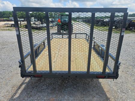 New 2026 Lamar 77X12 SINGLE 3.5K TUBE TOP UTILITY W/4' SPRING GATE & 4" CHANNEL FRAME