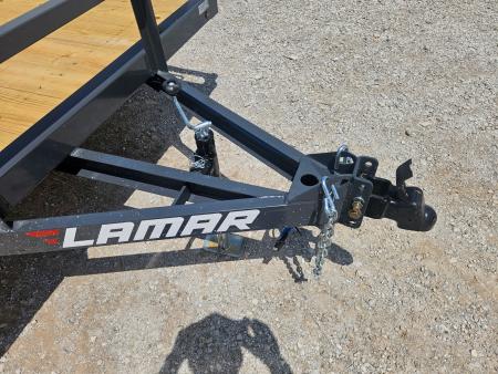 New 2026 Lamar 77X12 SINGLE 3.5K TUBE TOP UTILITY W/4' SPRING GATE & 4" CHANNEL FRAME