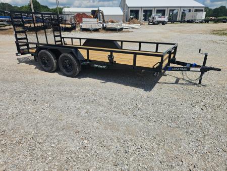 New 2026 Load Trail 83X16 TANDEM 7K UTILITY W/TUBE TOP RAILING & 4' SPRING GATE