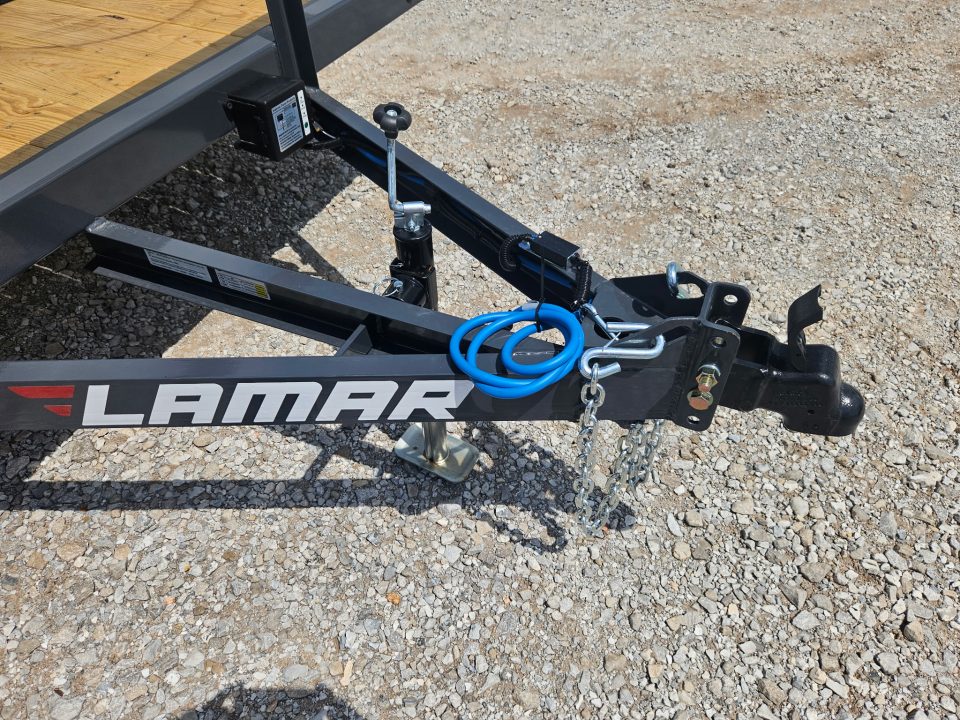 New 2026 Lamar 83X16 TANDEM 7K TUBE TOP UTILITY W/2' STEEL DOVE & 3' SPRING GATE