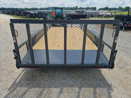 New 2026 Lamar 83X16 TANDEM 7K TUBE TOP UTILITY W/2' STEEL DOVE & 3' SPRING GATE