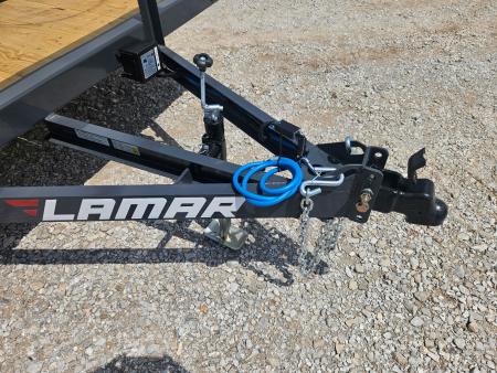 New 2026 Lamar 83X16 TANDEM 7K TUBE TOP UTILITY W/2' STEEL DOVE & 3' SPRING GATE