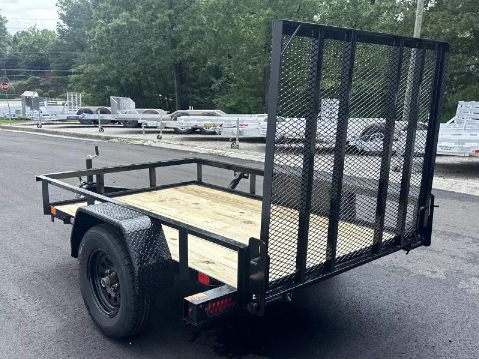 New 2027 Currahee Trailers 5x8 Landscape, Removable Ramp Gate