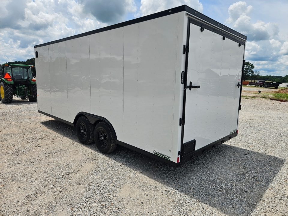 New 2026 Rock Solid 8.5X20 TANDEM 10K CARGO W/BLACKOUT TRIM 7' HEIGHT & RAMP DOOR