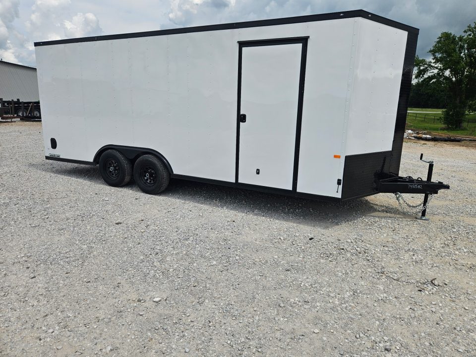 New 2026 Rock Solid 8.5X20 TANDEM 10K CARGO W/BLACKOUT TRIM 7' HEIGHT & RAMP DOOR