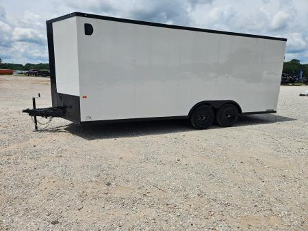 New 2026 Rock Solid 8.5X20 TANDEM 10K CARGO W/BLACKOUT TRIM 7' HEIGHT & RAMP DOOR