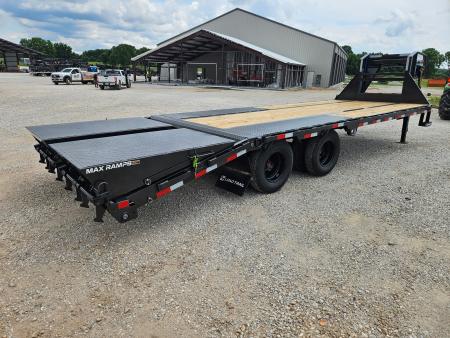 New 2026 Load Trail 102X25 TANDEM LO-PRO GOOSENECK W/10K AXLES & MAX RAMPS