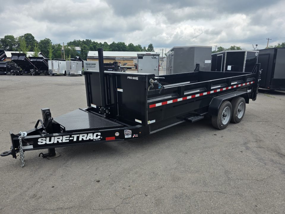New 2026 Sure-Trac PRO SERIES 7X16 17.6K Dump Trailer