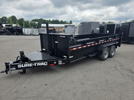 New 2026 Sure-Trac PRO SERIES 7X16 17.6K Dump Trailer