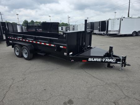 New 2026 Sure-Trac PRO SERIES 7X16 17.6K Dump Trailer