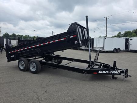 New 2026 Sure-Trac PRO SERIES 7X16 17.6K Dump Trailer