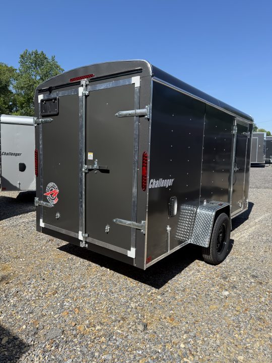 New 2027 Homesteader 6x12 Cargo Trailer - Swing Doors - Silver
