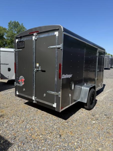 New 2027 Homesteader 6x12 Cargo Trailer - Swing Doors - Silver