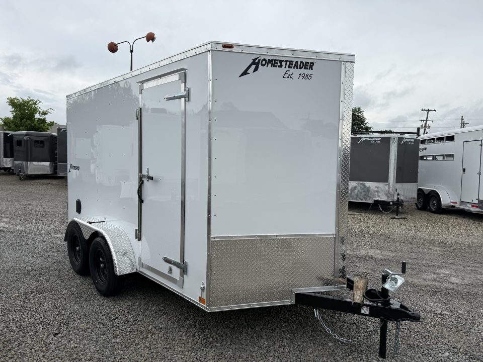 New 2027 Homesteader Trailer 7x12x6'6" Intrepid Swing Door Package Cargo / Enclosed Trailer