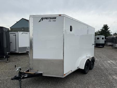 New 2027 Homesteader Trailer 7x12x6'6" Intrepid Swing Door Package Cargo / Enclosed Trailer
