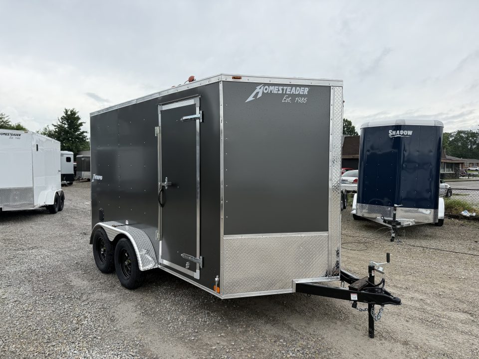 New 2027 Homesteader Trailer 7x12x6'6" Intrepid Swing Door Package Cargo / Enclosed Trailer