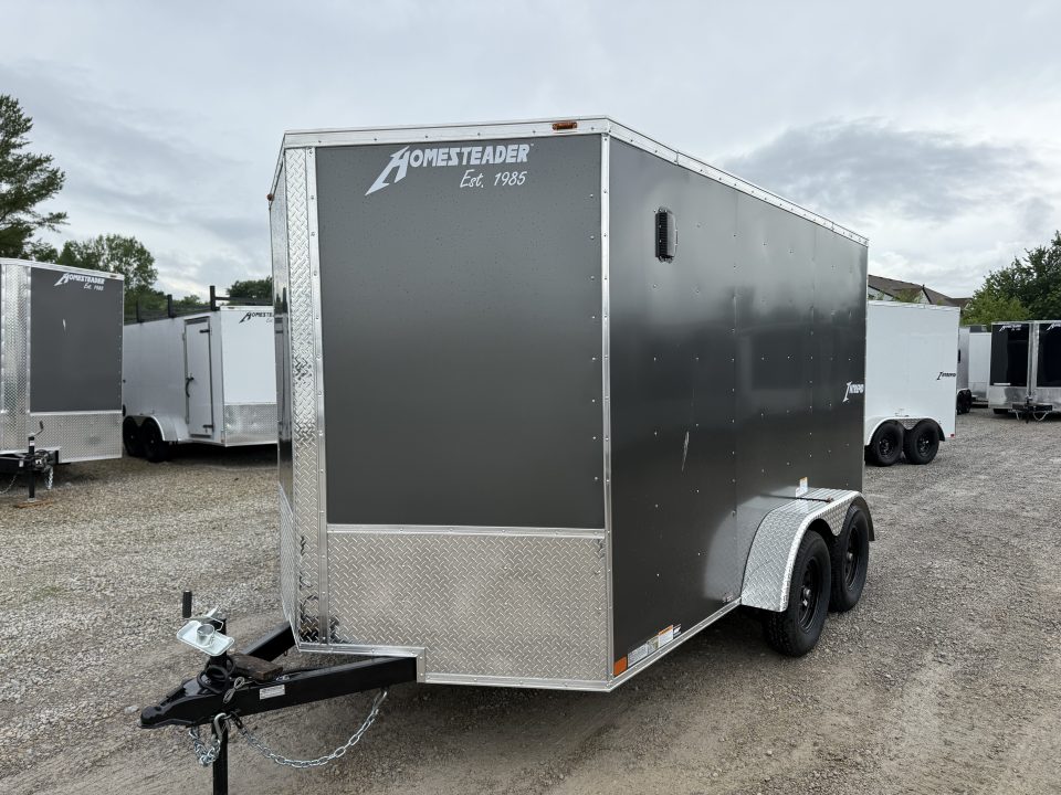 New 2027 Homesteader Trailer 7x12x6'6" Intrepid Swing Door Package Cargo / Enclosed Trailer