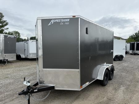 New 2027 Homesteader Trailer 7x12x6'6" Intrepid Swing Door Package Cargo / Enclosed Trailer