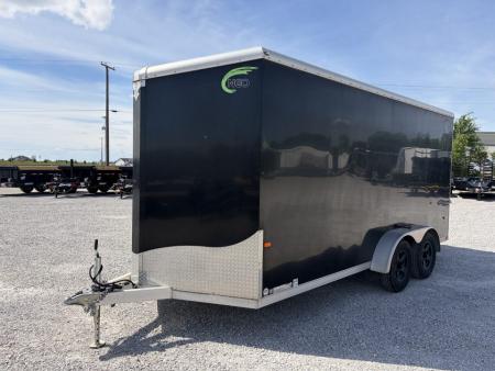 Used 2019 NEO TRAILERS NAV167TR6 (7' X 16') 7K V-Nose Cargo / Enclosed Trailer
