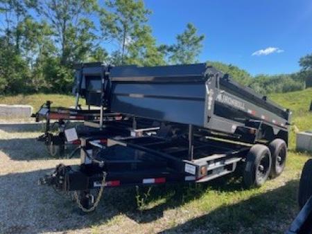 New 2026 Iron Bull 72x12 14999 GVWR 2' Sides W/Scissor Hoist Dump Trailer