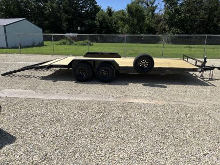 New 2026 Precision Trailers 83"x20' (18+2) Dovetail Car Trailer 10K