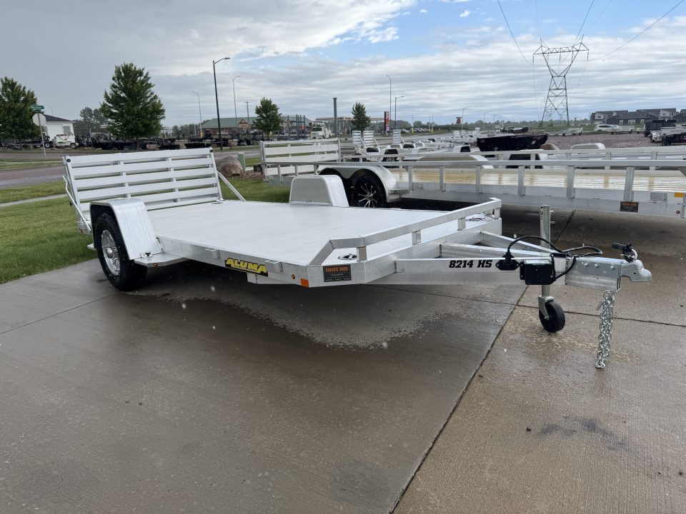 New 2027 Aluma 8214HS TILT Utility Trailer