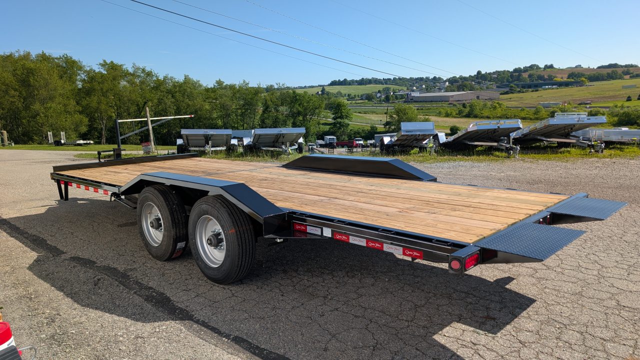 New 2027 Quality 22' (8' + 14') HD Lo Pro Split Tilt Trailer (23000# GVW)