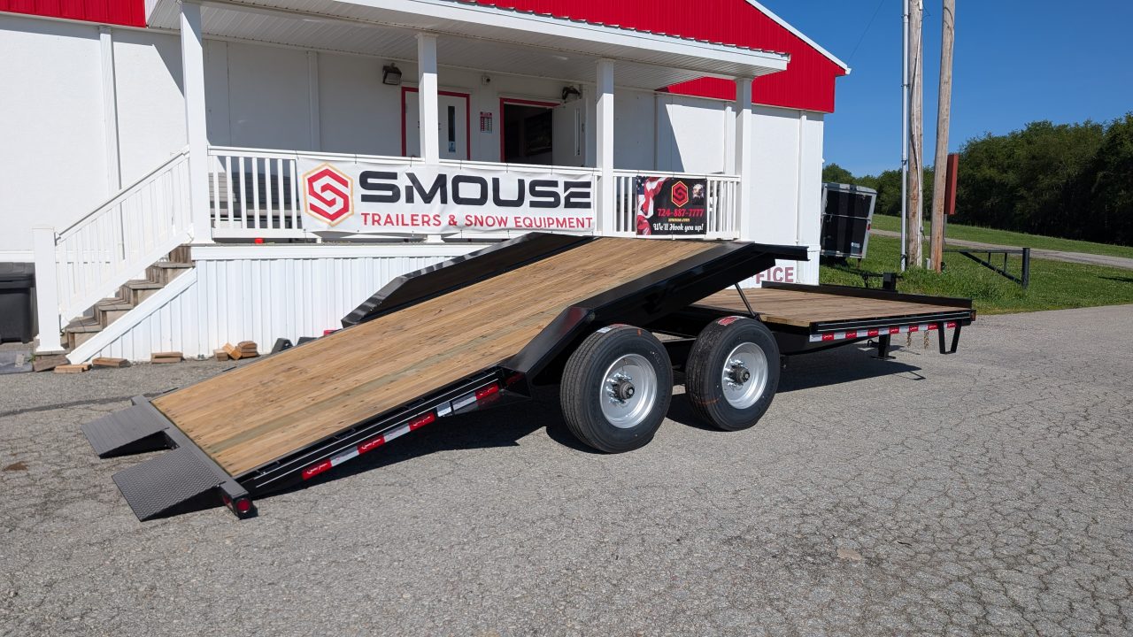 New 2027 Quality 22' (8' + 14') HD Lo Pro Split Tilt Trailer (23000# GVW)