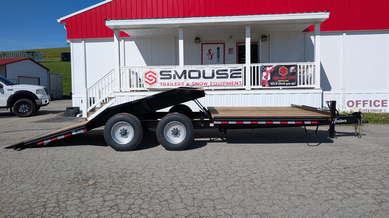 New 2027 Quality 22' (8' + 14') HD Lo Pro Split Tilt Trailer (23000# GVW)