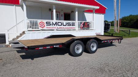 New 2027 Quality 22' (8' + 14') HD Lo Pro Split Tilt Trailer (23000# GVW)