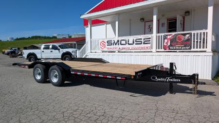 New 2027 Quality 22' (8' + 14') HD Lo Pro Split Tilt Trailer (23000# GVW)