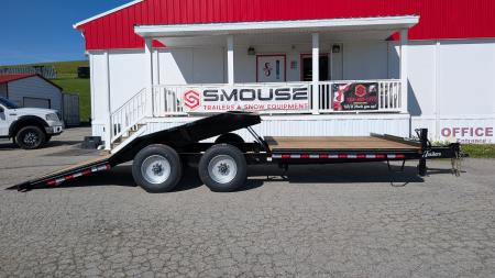 New 2027 Quality 22' (8' + 14') HD Lo Pro Split Tilt Trailer (23000# GVW)
