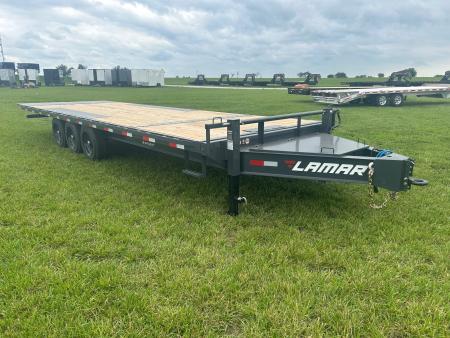New 2026 Lamar 102x26 Triple 21K Deckover Power Tilt w/ Winch Plate, Tuff Wireless, & 17.5" 16 Ply Tires