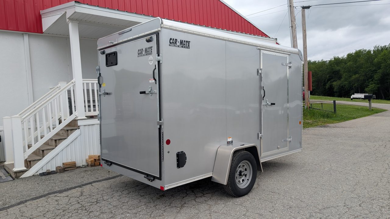 New 2026 Car Mate 6x12 Custom Cargo Trailer w/ Ramp Door