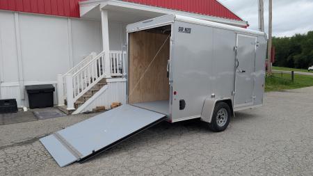 New 2026 Car Mate 6x12 Custom Cargo Trailer w/ Ramp Door